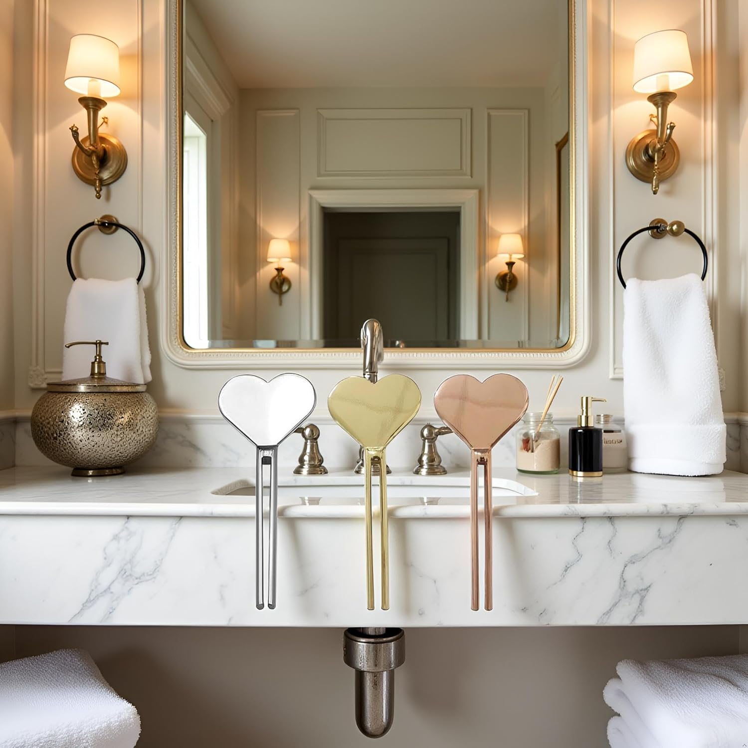 3Pcs Metal Manual Toothpaste Squeezer,Stainless Steel Dispenser Tube Squeezer,Hand Cream Tube Key Roller Set,Metal Tube Squeezer Rolling Key for Bathroom Cosmetic, Aids and Accessories