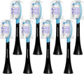 Electric Toothbrush Replacement Heads, 8 Pack Adults Kids 7+ Sonicare Toothbrush Replacement Brush Heads Sensitive Replacement Heads C2 C3 G2 G3 A3, Black