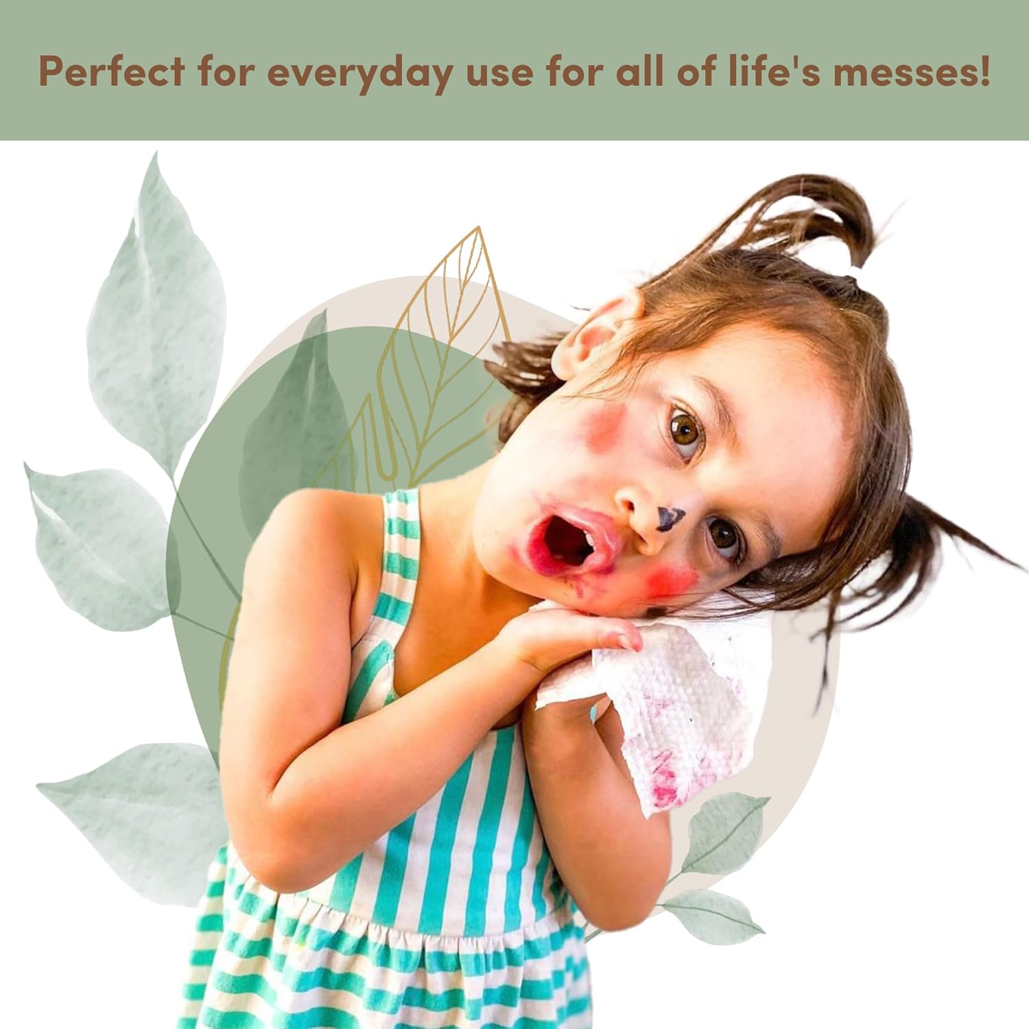 Terra Bamboo Baby Wipes: Manuka Honey, 99.5% Pure New Zealand Water, 100% Biodegradable Bamboo Fiber, 0% Plastic, Unscented Baby Wipes for Sensitive Skin, 12 Packs of 70 Wipes