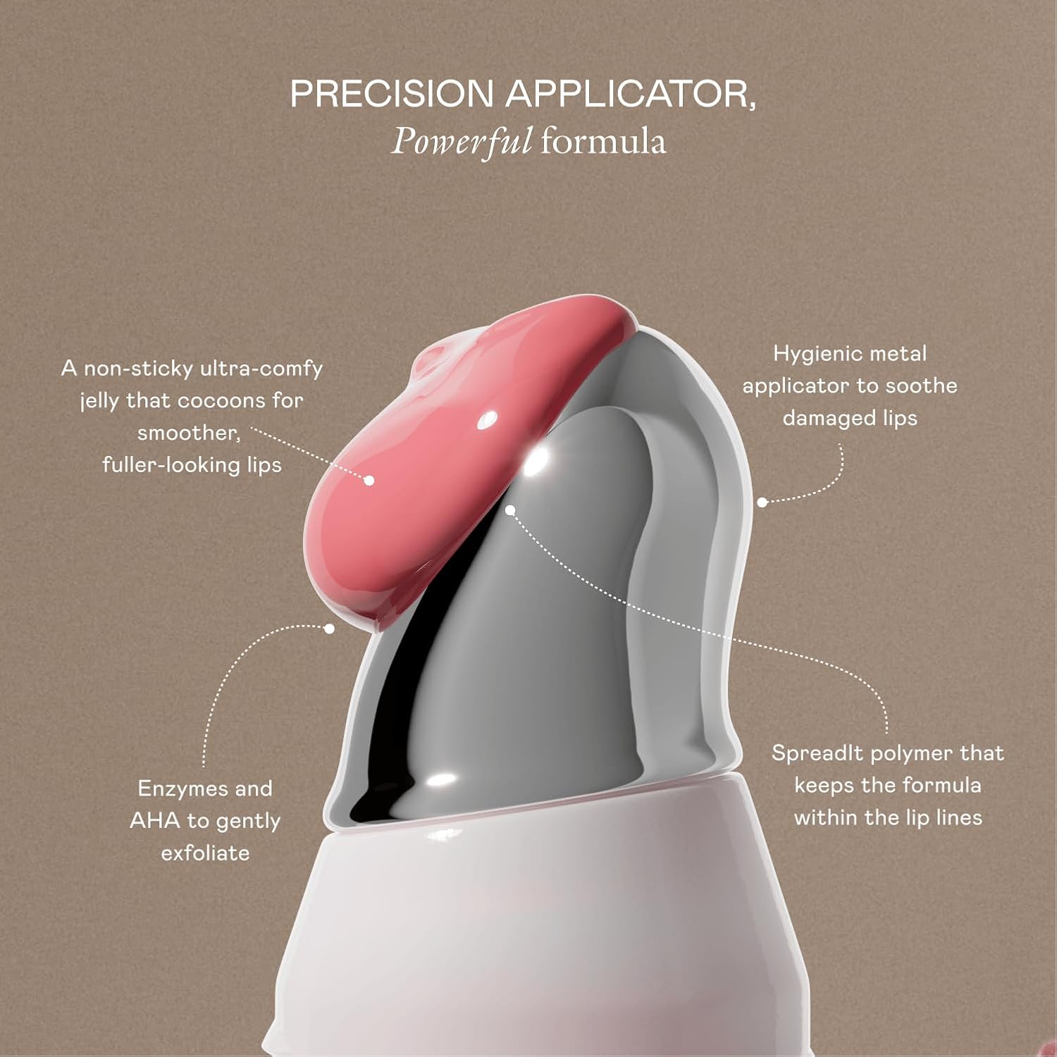 EADEM Le Chouchou Lip Softening Balm, Lip Gloss for Women, Plumper and Mask for Lips, Overnight Hydrating & Moisturizing Luxury Lip Balm, 0.5 oz, Guava Fresca