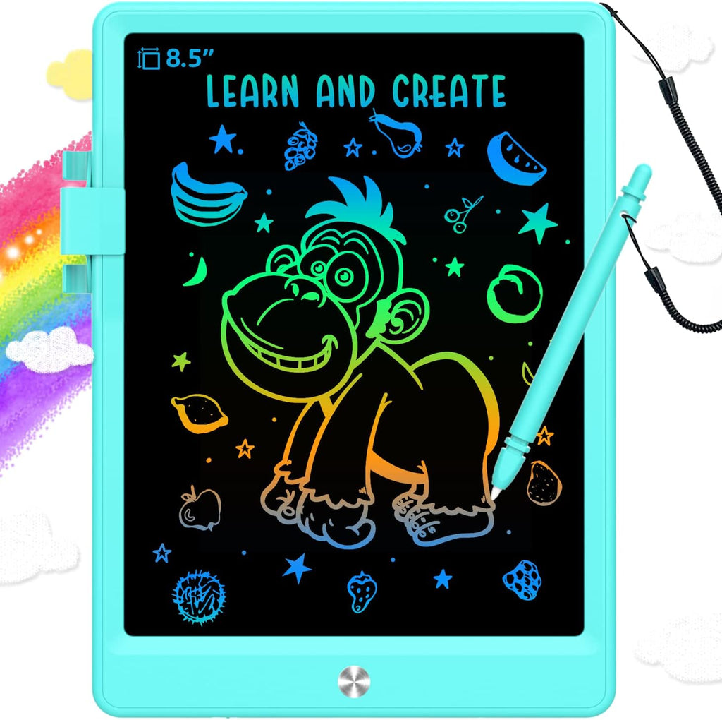 Toddler Toys for 3-6 Years Old Girls Boys, LCD Writing Tablet 8.5 Inch Doodle Board, Electronic Drawing Tablet, Drawing Pads,Travel Gifts for Kids Age 3 4 5 6 7 Year Old Girls Boys (Blue)