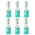 Radius Toothpaste, Mint Aloe Neem, 3 oz, USDA Organic Non-Toxic Chemical-Free Gluten-Free, Designed to Improve Gum Health & Prevent Cavities, Pack of 6
