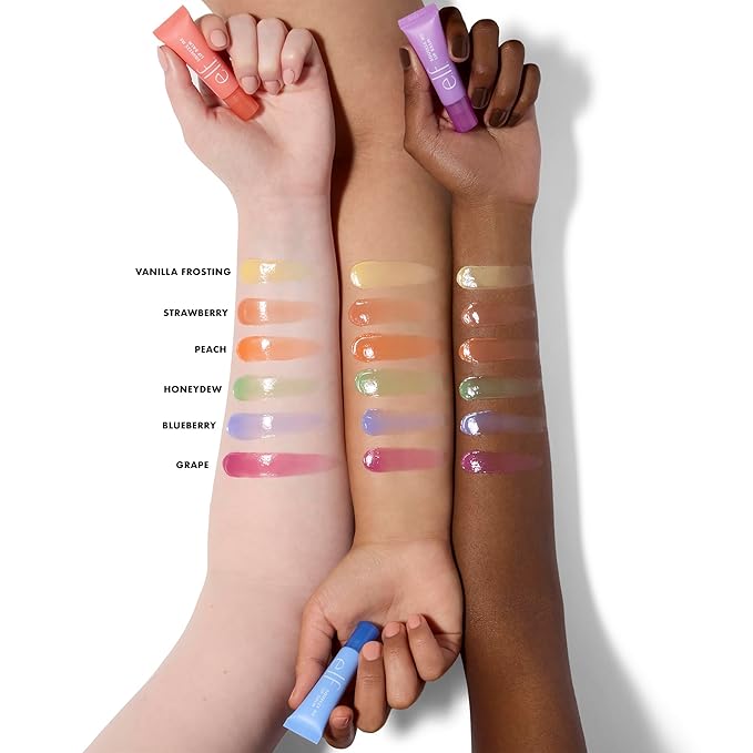 e.l.f. Squeeze Me Lip Balm, Moisturizing Lip Balm For A Sheer Tint Of Color, Infused With Hyaluronic Acid, Vegan & Cruelty-free, Honeydew
