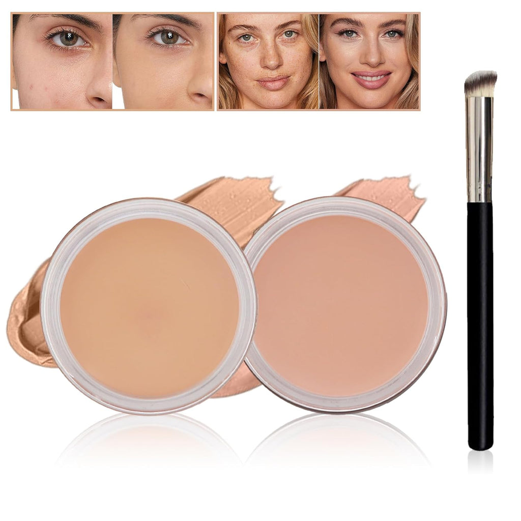 Under Eye Concealer for Dark Circles Color Corrector Pro Concealer de oieras Long-lasting Cover up Makeup Long-lasting,Waterproof - Set B-03+04