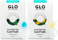 GLO Science Teeth Whitening Gel Pods – Safe, Effective Tooth Whitener with Silicon Brush, 6% Hydrogen Peroxide – Fastest Way to Whiter Teeth, Sensitivity Free – 5-Pack of Mint + 5-Pack of Gingermint