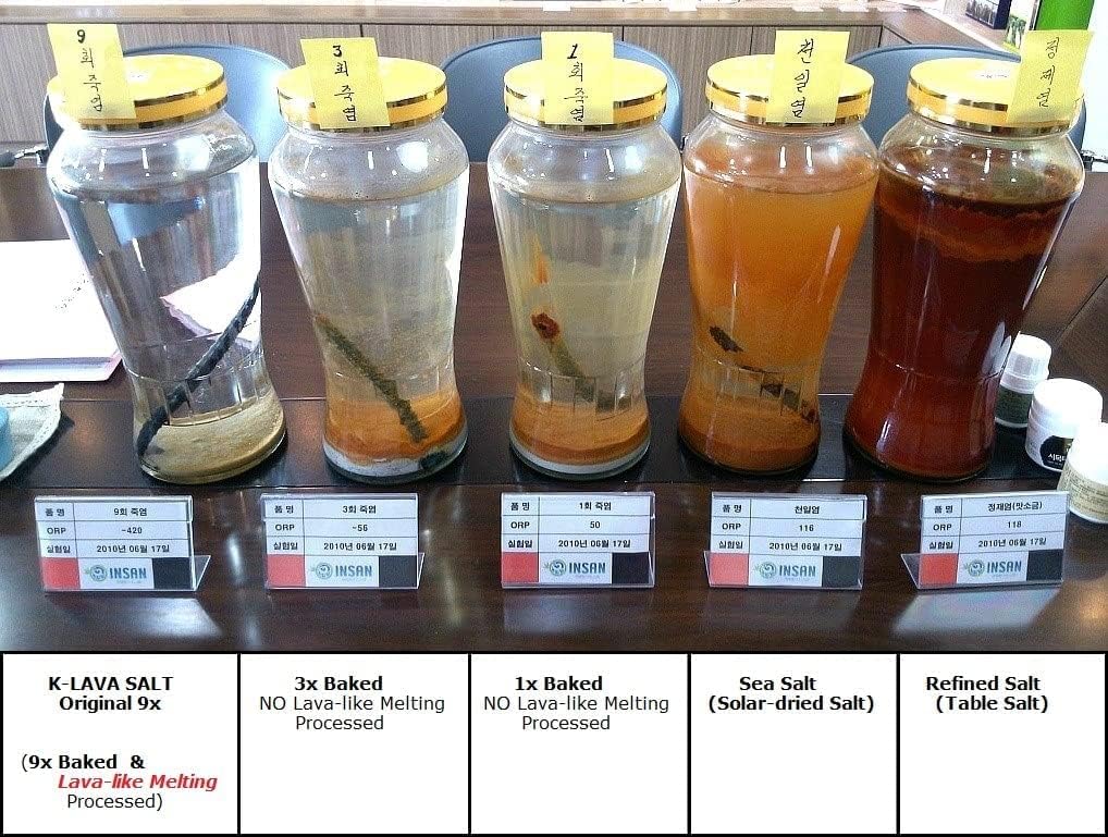 K-LAVA SALT—Korea's No.1 Bamboo Salt—Purple 9X, Crystal, 8.47 Ounce