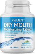 Nature's Stance XyliDENT Xylitol Tablets for Dry Mouth Relief - Stimulates Saliva, Freshens Breath, Reduces Acid Production, Fast Acting Relief, 100 Count (Peppermint)