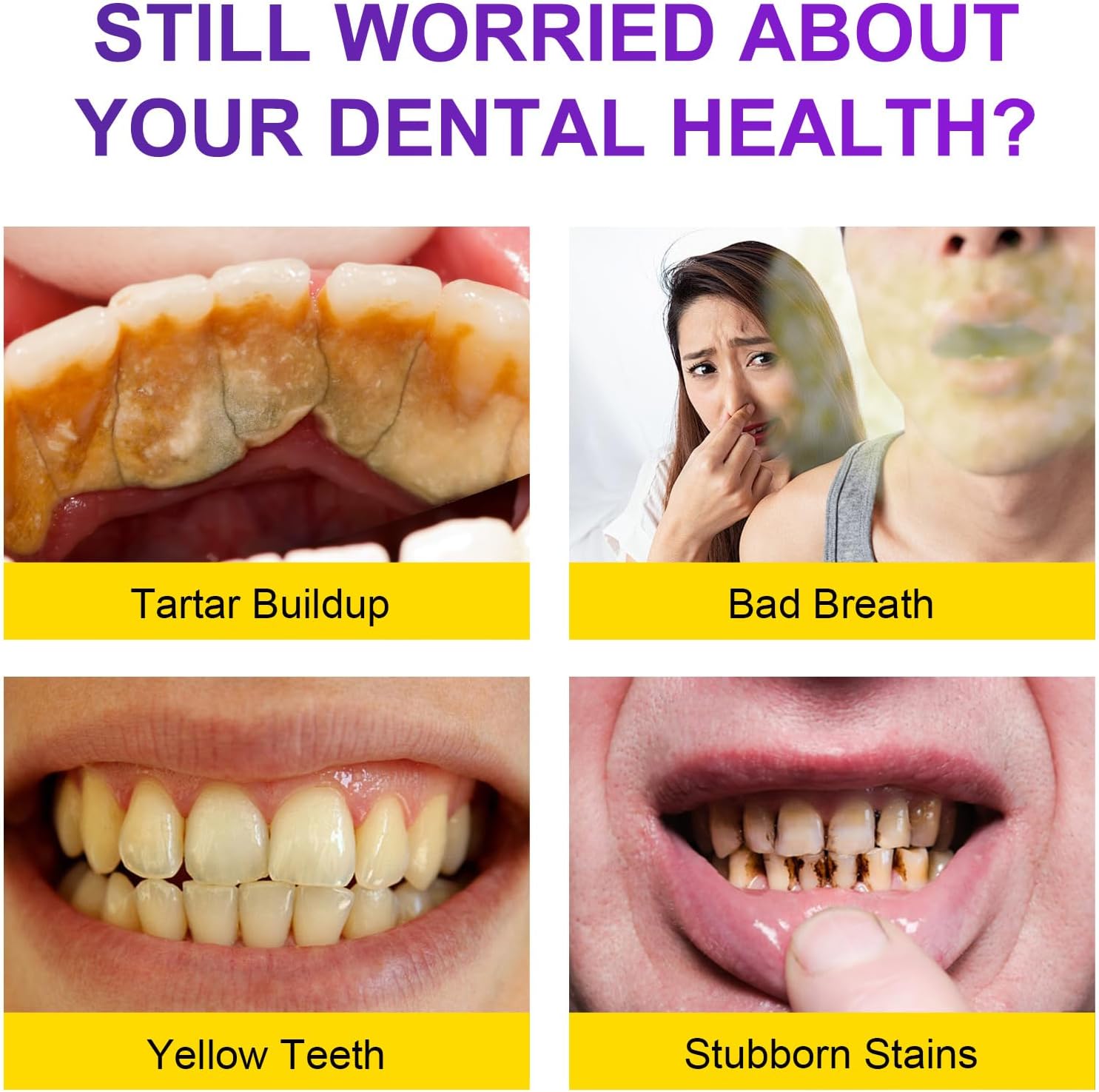 Teeth Whitening Powder - Teeth Whitening - Removes Stains - No Sensitivity - Toothpaste Power - Breath Freshener - for Coffee, Tea and Tobacco Stains 15g