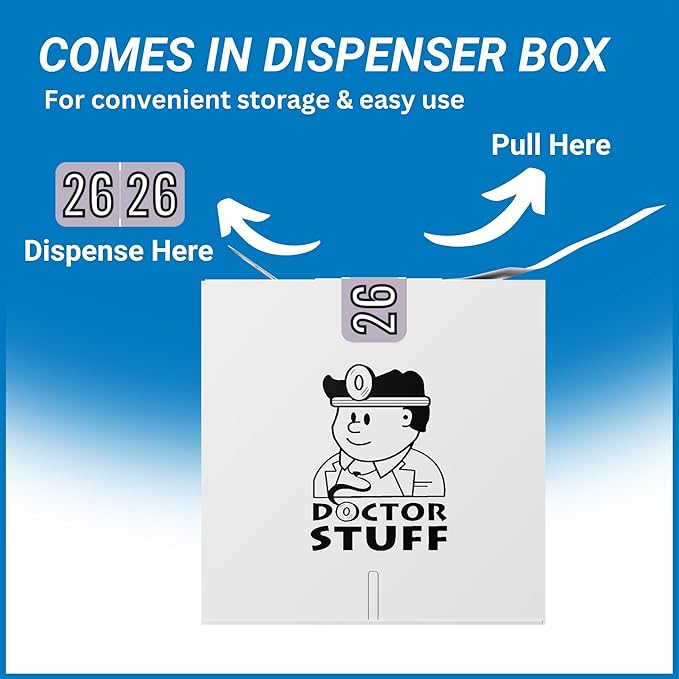 2026 Year Stickers, Doctor Stuff 2026 Chart Stickers, Purple/Black Color Coded, Barkley FYBAM Style, USA Made Year Labels for End Tab File Folders, 500/Roll, 1 Roll, 3/4" x 1-1/2"