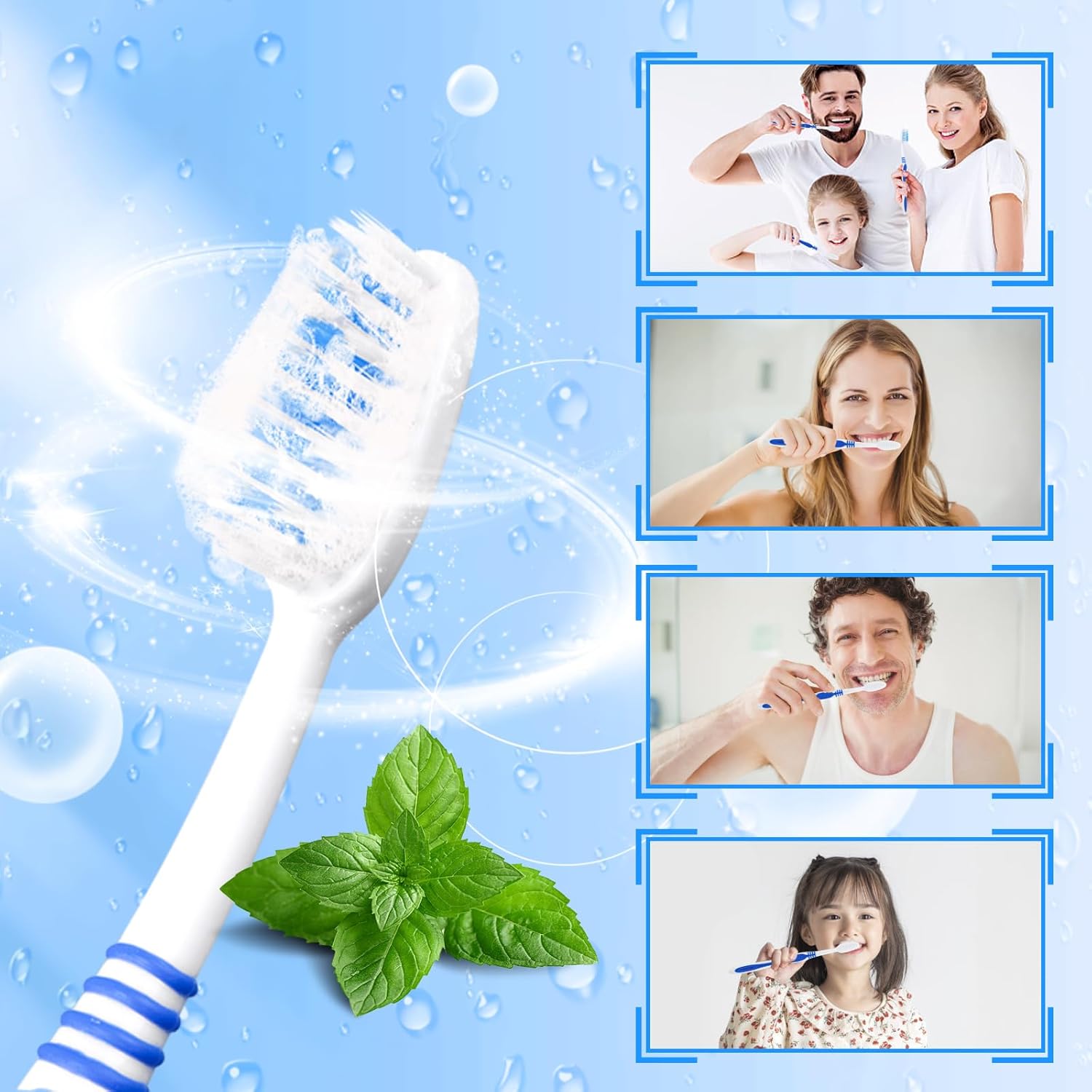 100 Prepasted Disposable Toothbrushes Individually Wrapped Pre Pasted Toothbrushes Soft Bristle Travel Tooth Brush Single Use Wrapped for Hotel, Camping, Travel and Gift for The Homeless