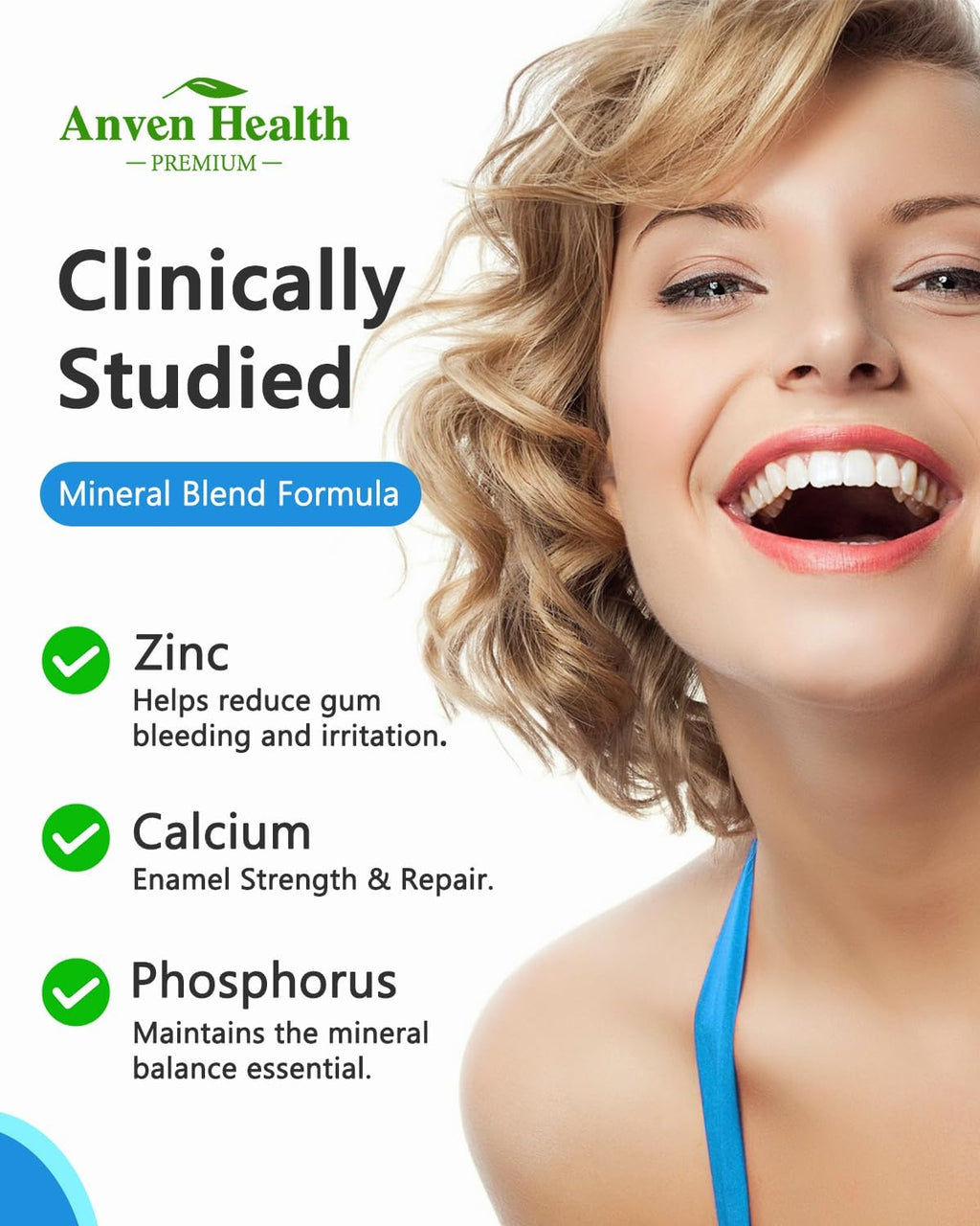 Oral Probiotics Lozenges for Mouth Bad Breath & Gum Repair - Mineral Fusion with Zinc + Calcium for Dry Mouth Relief, Enamel Shield, Mint Flavor with Xylitol - 90 Lozenges, Sugar-free