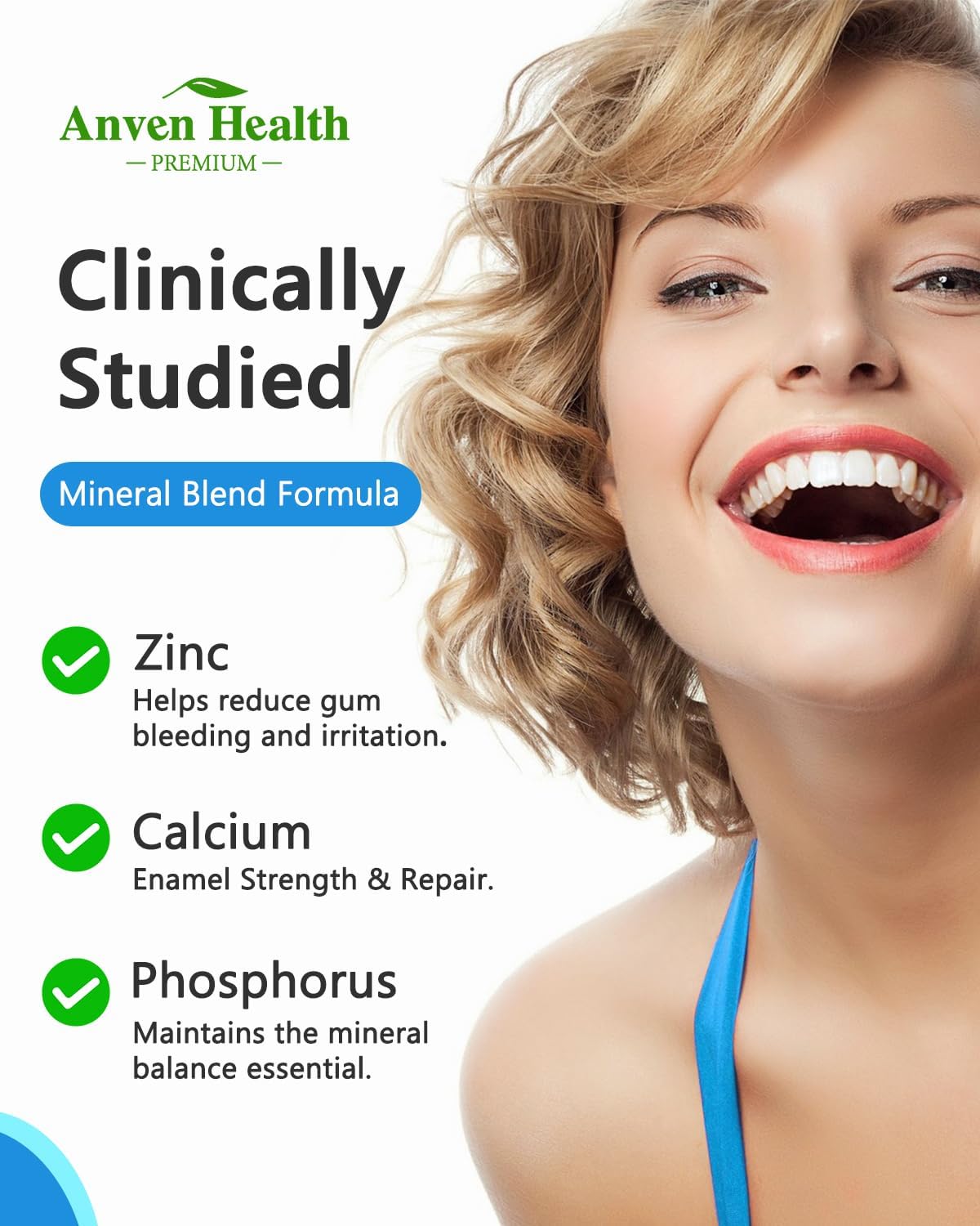 Oral Probiotics Lozenges for Mouth Bad Breath & Gum Repair - Mineral Fusion with Zinc + Calcium for Dry Mouth Relief, Enamel Shield, Mint Flavor with Xylitol - 90 Lozenges, Sugar-free