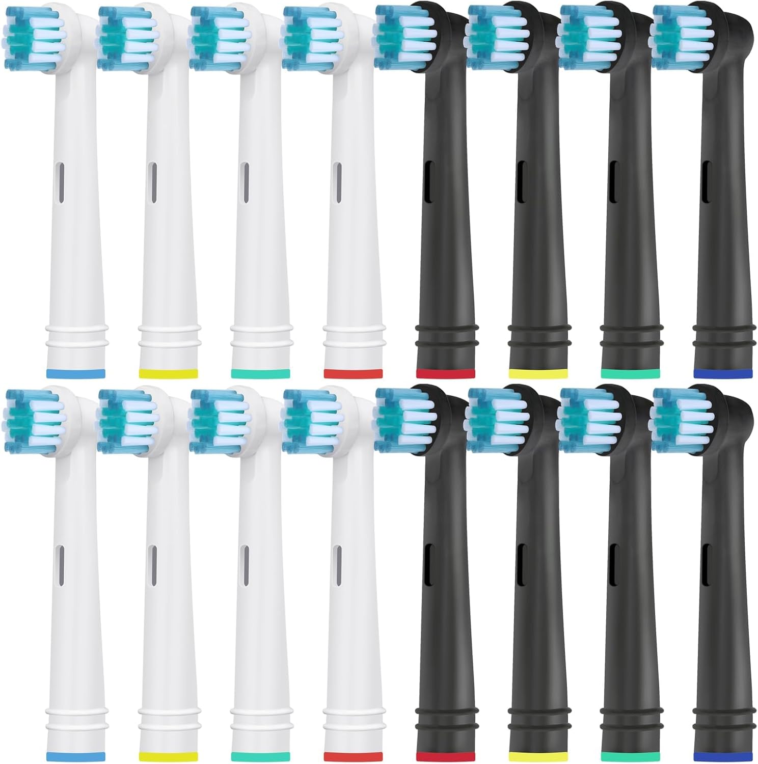 Toothbrush Replacement Heads Refills for Oral B - Precision Clean Brush Head for Gentle & Effective Cleaning and Optimal Dental Care, by DeBizz (16)