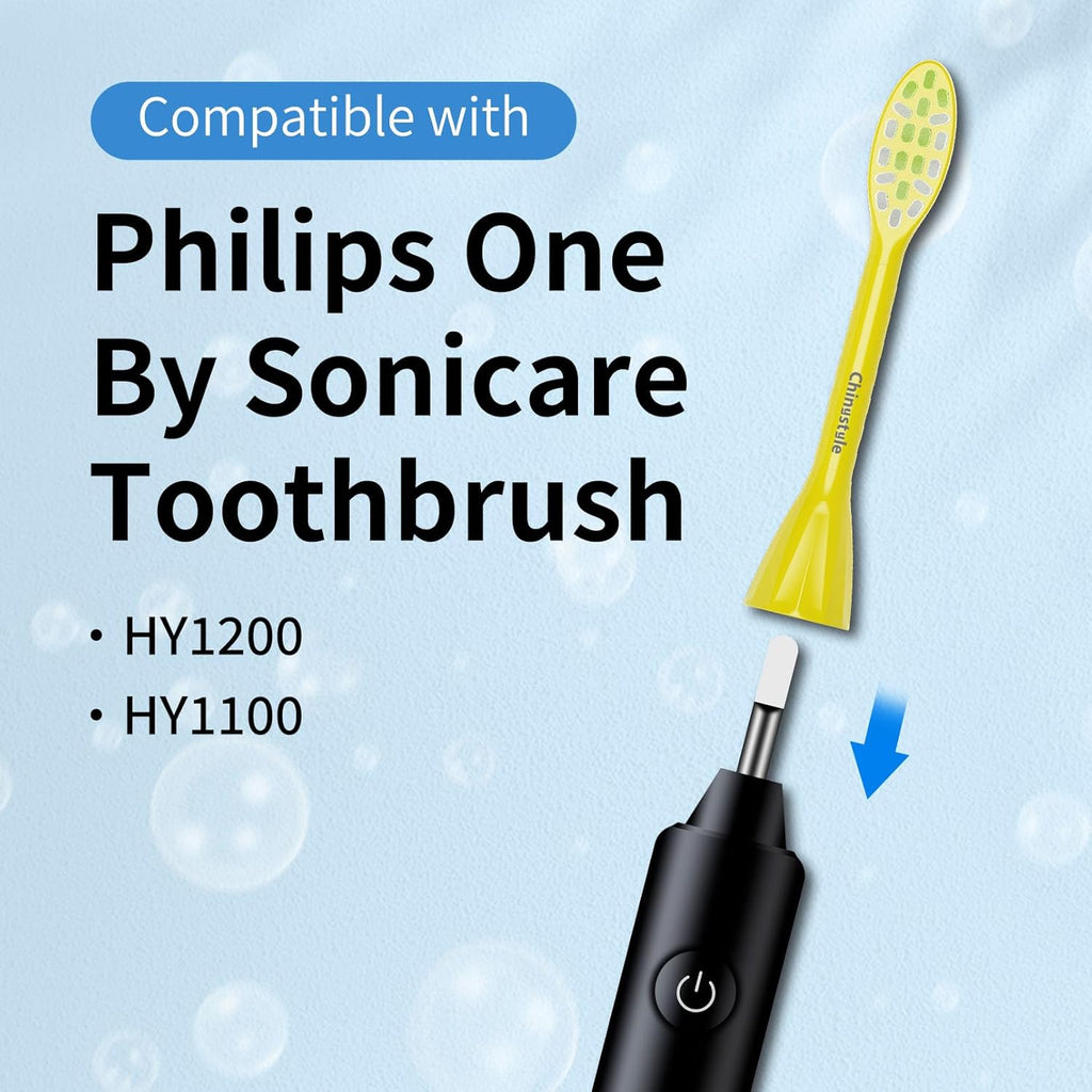 Replacement Toothbrush Heads Compatible with Philips One Sonicare Electric Toothbrush HY1200 HY1100, Tooth Brush Head Mango -10 Pack