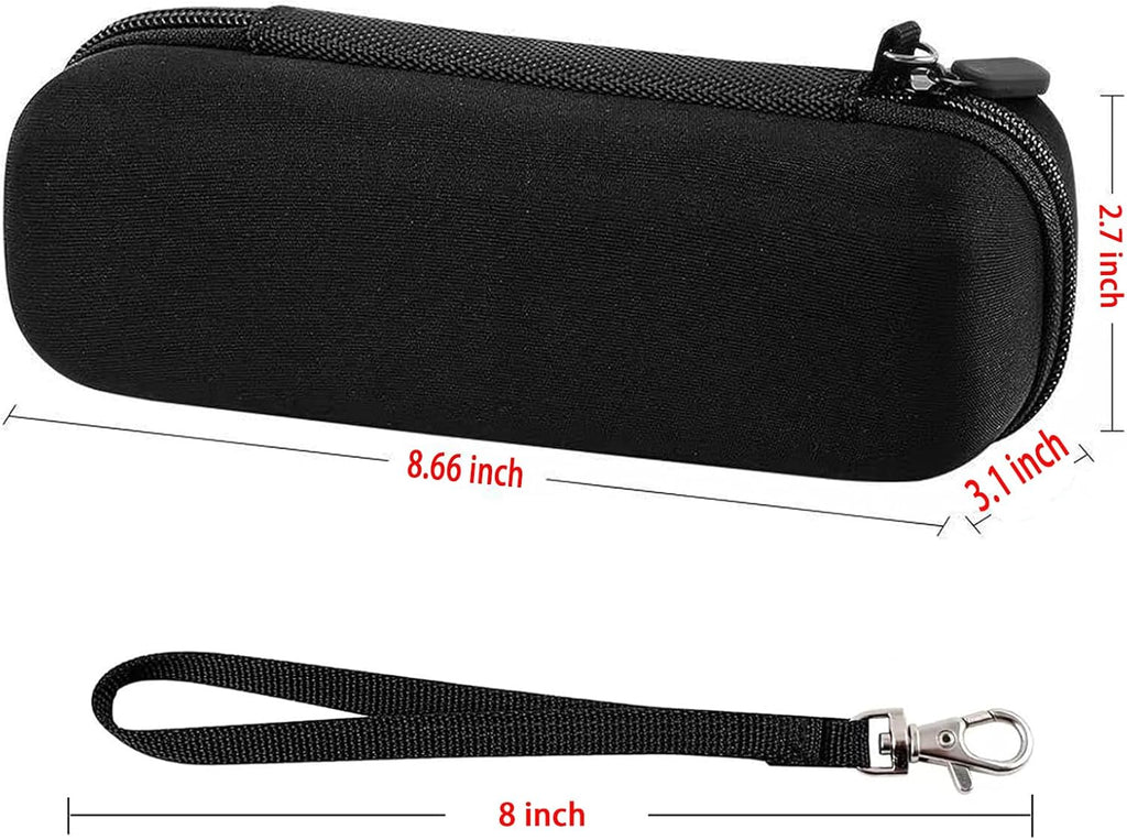 Electric Toothbrush Travel Case， Protective Clean Electric Toothbrush, Hard EVA Case Cover Storage Bag Holder with Mesh Pocket for Accessories ，Fits Most Powered Toothbrush Products (Black)