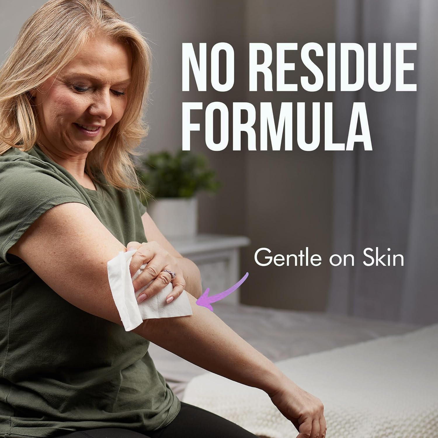 Extra Large Bath Wipes for Adults Bathing No Rinse - 40 Disposable Body Cleansing Wipes for Men, Women & Elderly - Great for Gym, Camping, Post Surgery - Shower Wipes - Lavender