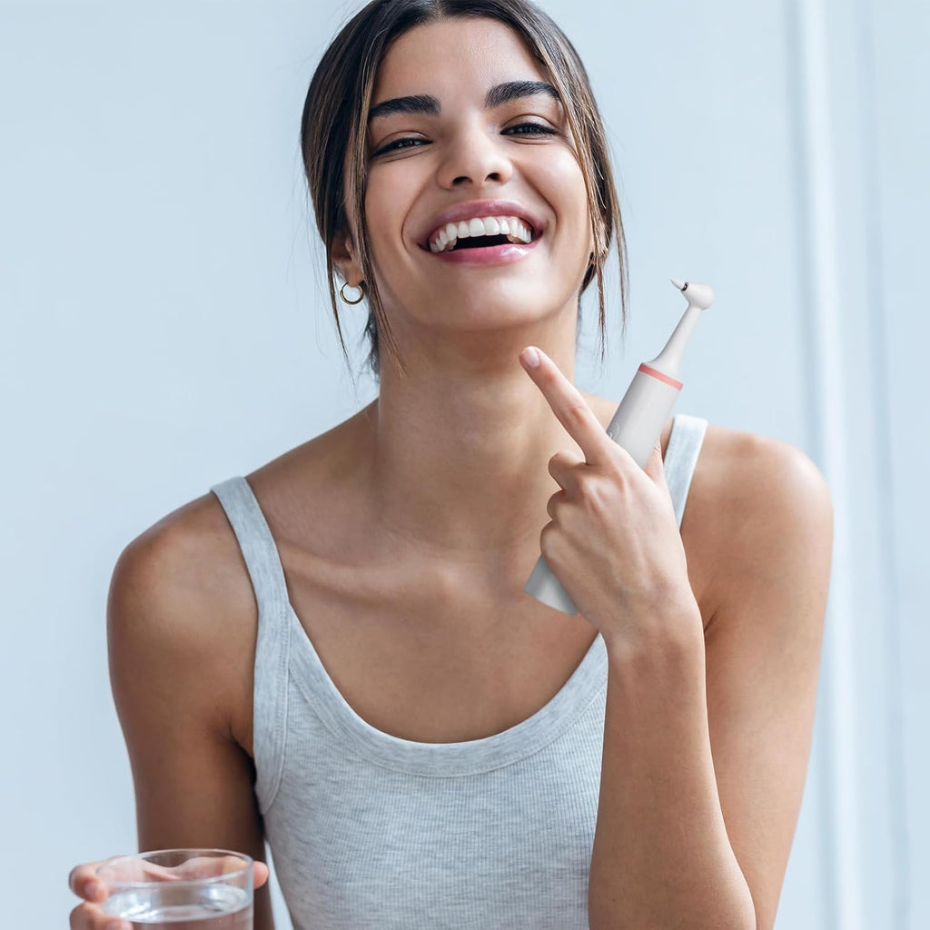 Water flosser Cordless for Teeth, 4 Modes Dental Oral Irrigator, 100ML Portable IPX7 Waterproof Water Teeth Cleaner, 8 Jet Tips for Home&Travel