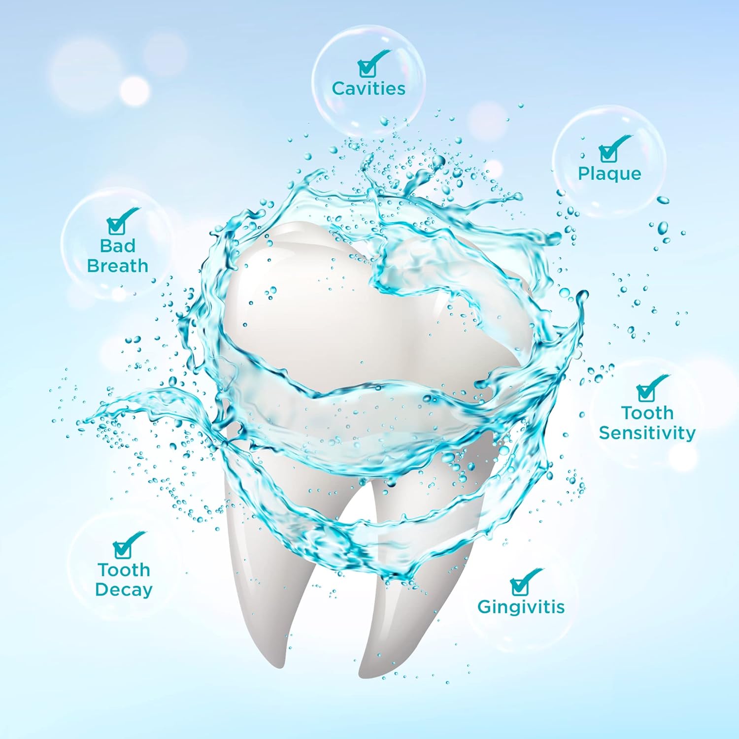 Perio Maintenance Alcohol Free Mouthwash – Concentrated Mouthwash for Bad Breath, Plaque, Sensitive Teeth, and Gingivitis or Gum Disease - Stannous Fluoride Rinse by Everest Oral Care