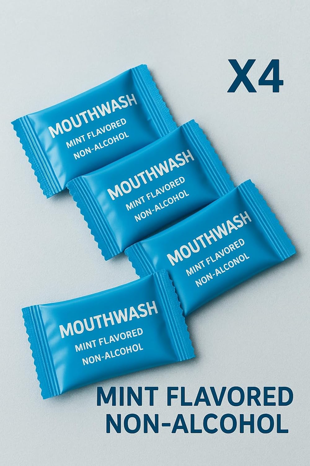 Travel Dental Kit - Toothbrush, Toothpaste, Dental Floss Picks, Mouthwash Packets, Complete Oral Care Set with Pouch