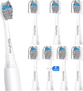 Replacement Brush Heads Compatible with Philips Sonicare Electric Toothbrush, Charcoal/Blue 8 Count Refills