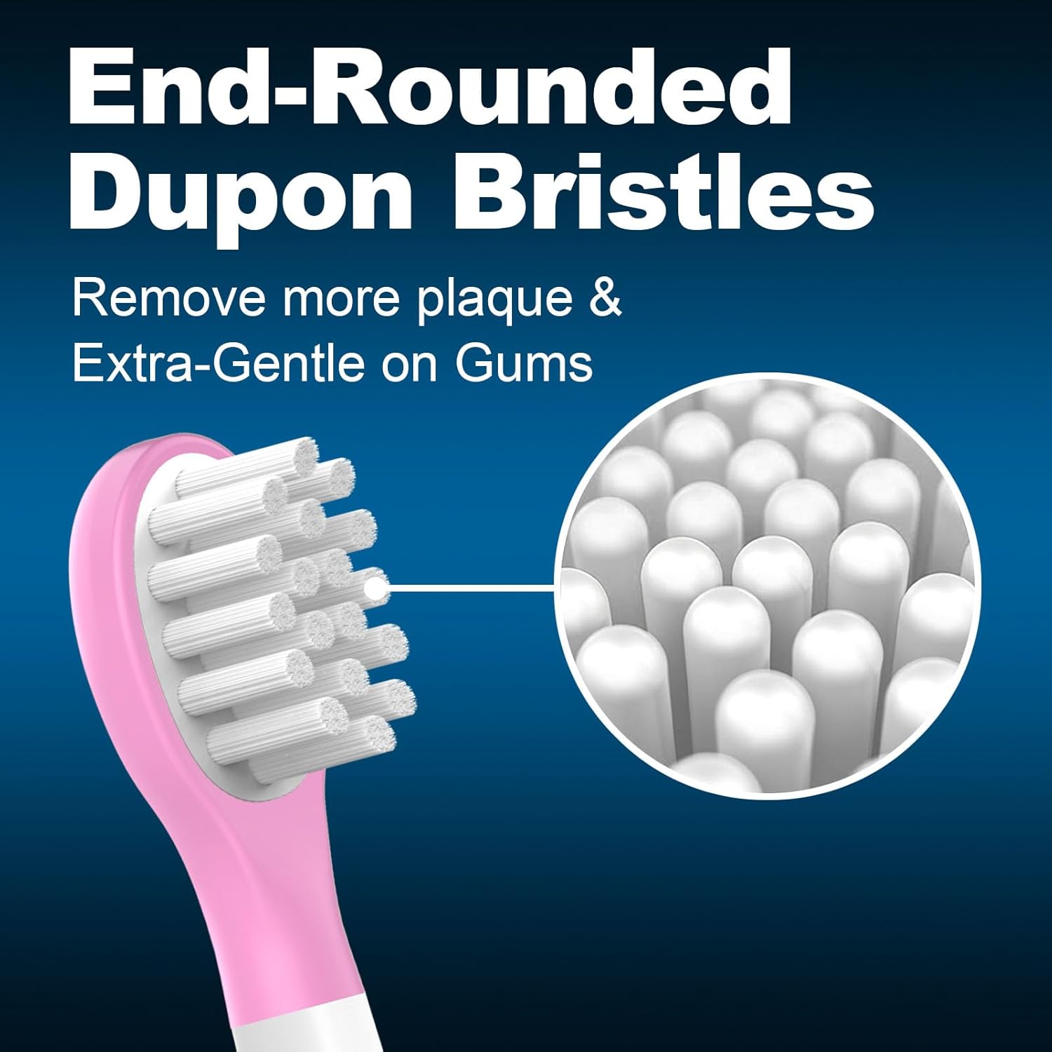 Kids Replacement Toothbrush Heads 10 Pack for Philips Sonicare Electric Toothbrush Soft Brush Head for Child 3-7 for Boy Girl,5pink+5blue