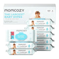 Momcozy Baby Wipes-Extra Large Size Design, 99% Water Based, Unscented & Hypoallergenic, Cleansing & Moisturizing Baby Wipes for Sensitive Skin, 8 Flip-Top Packs (480 Wipes Total)