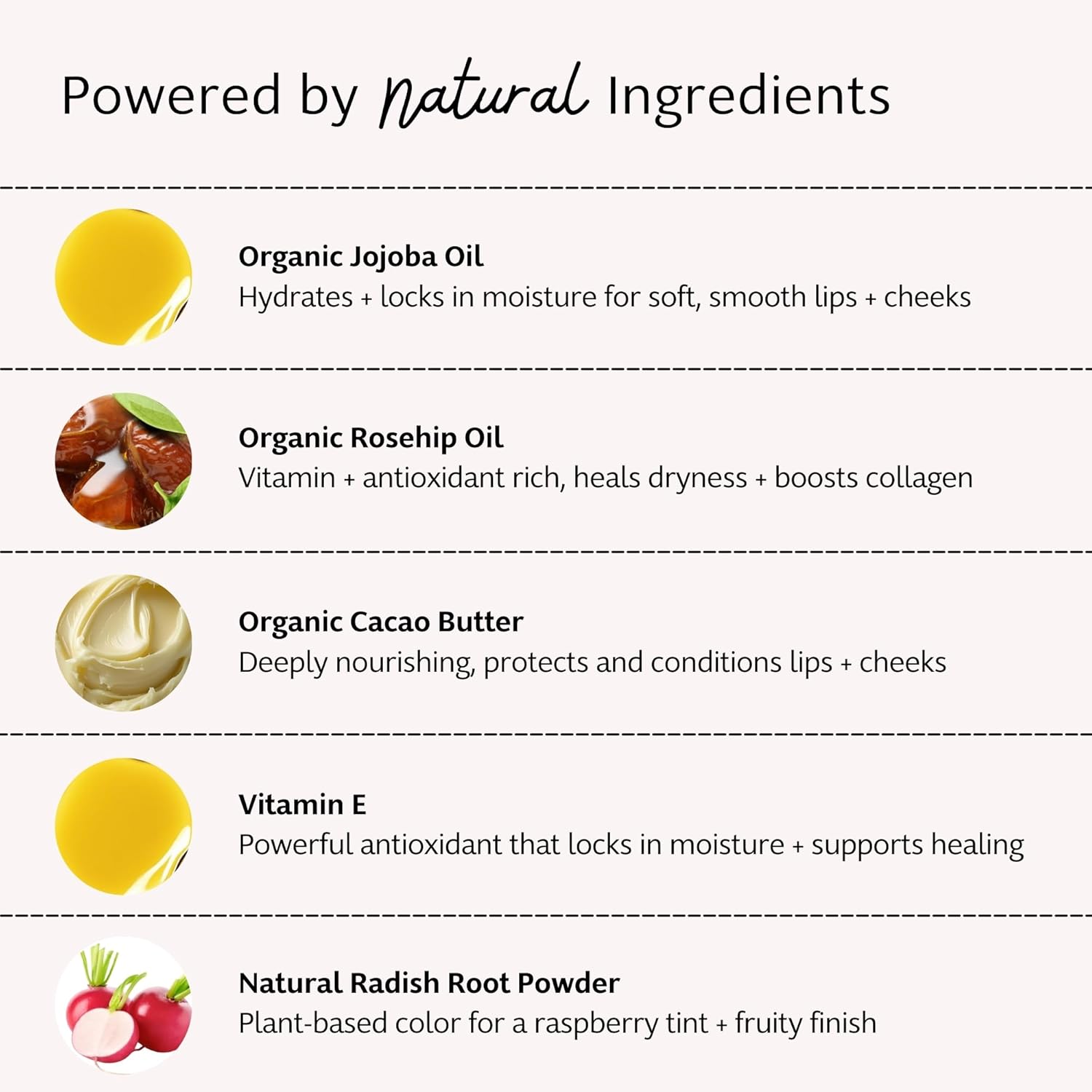 Slo | Natural Lip Balm - All Natural Ingredients, Vegan & Cruelty Free, Hydrating & Soothing, Plastic Free, Paper Packaging | Raspberry + Rosehip, (0.28oz/8g)