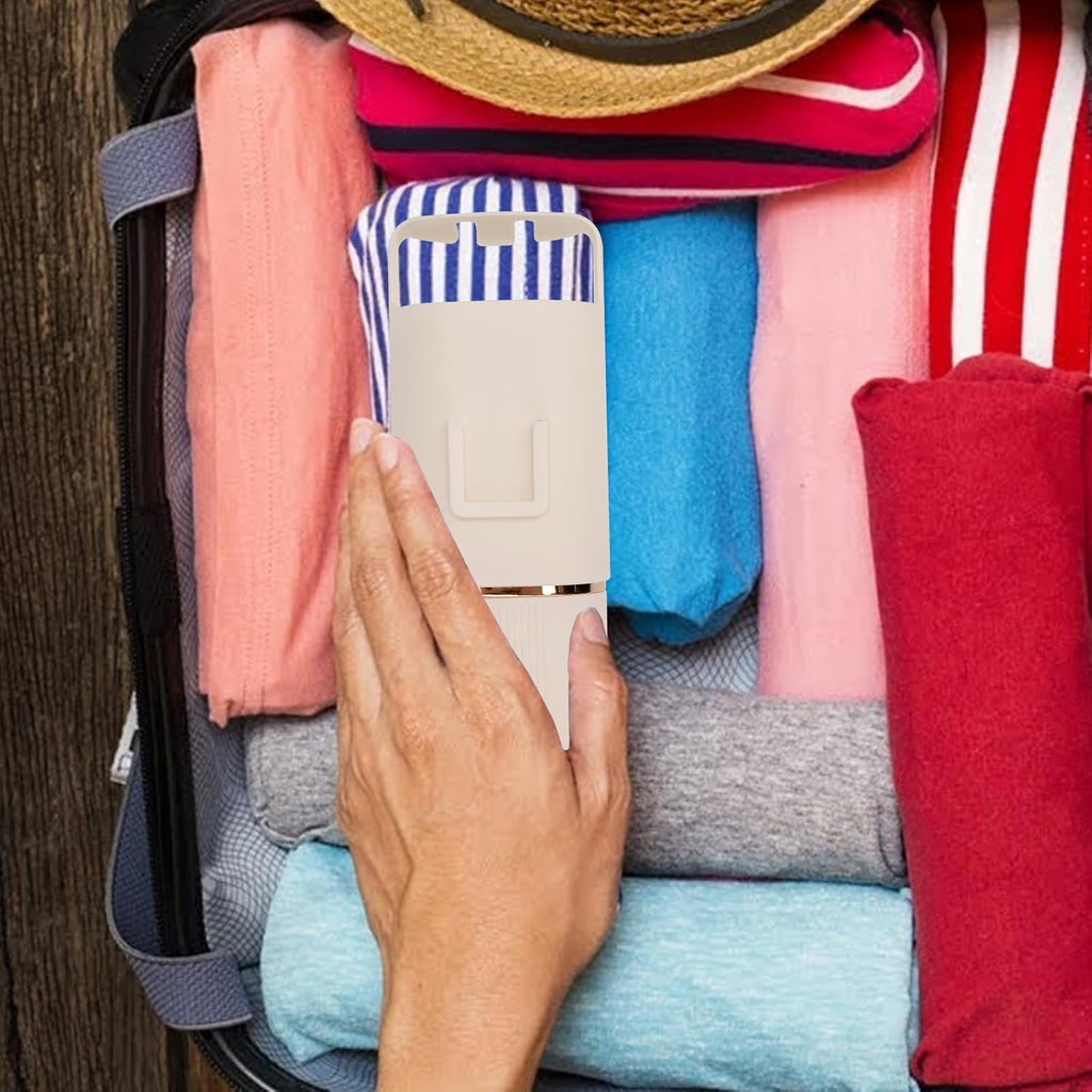 Wall Mounted Travel Toothbrush Holder for Dual Purpose, Portable Tooth Brush Case, Toothpaste Organizer for Bathroom, Dorm, Camping, Business Trip (White)