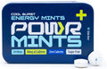POWR Energy Mints - 24 Mints, 40mg of Caffeine Per Mint, Sugar Free, Zero Calories, No Aspartame - Pre-Workout, Cycling, Running, Endurance - Focus & Energy