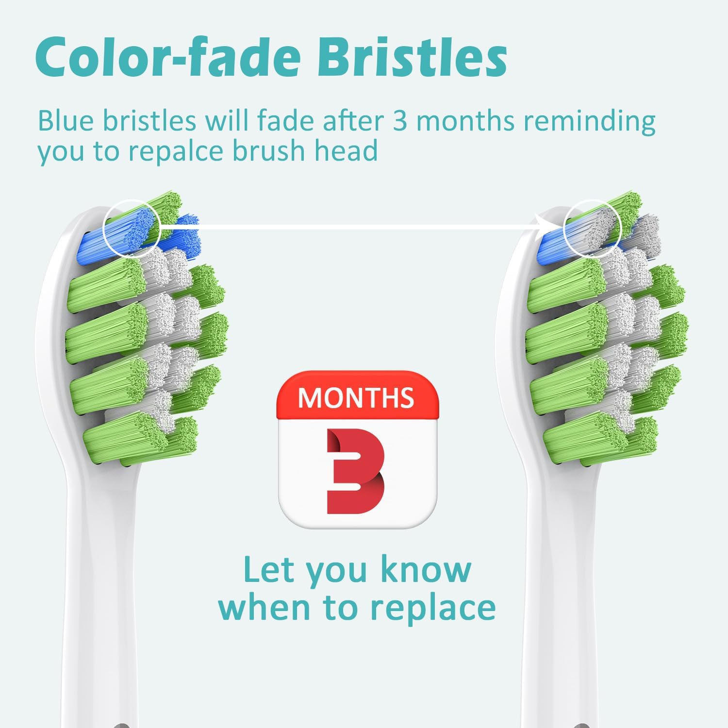 Replacement Toothbrush Heads Compatible with Philips Sonicare – Gentle & Effective Electric Tooth Brush Refill for Plaque Control, 10 Pack