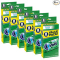 ORBIT Spearmint Sugarless Chewing Gum Bulk, 8 Packs of 14-Pieces, Case of 6 (672 Total Pieces)