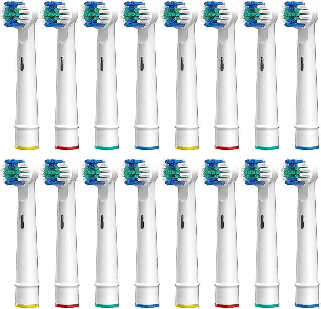 Electric Toothbrush Replacement Heads Compatible with Oral-B Soft Bristles Replacements Brush Heads 16 Pack