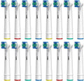Electric Toothbrush Replacement Heads Compatible with Oral-B Soft Bristles Replacements Brush Heads 16 Pack