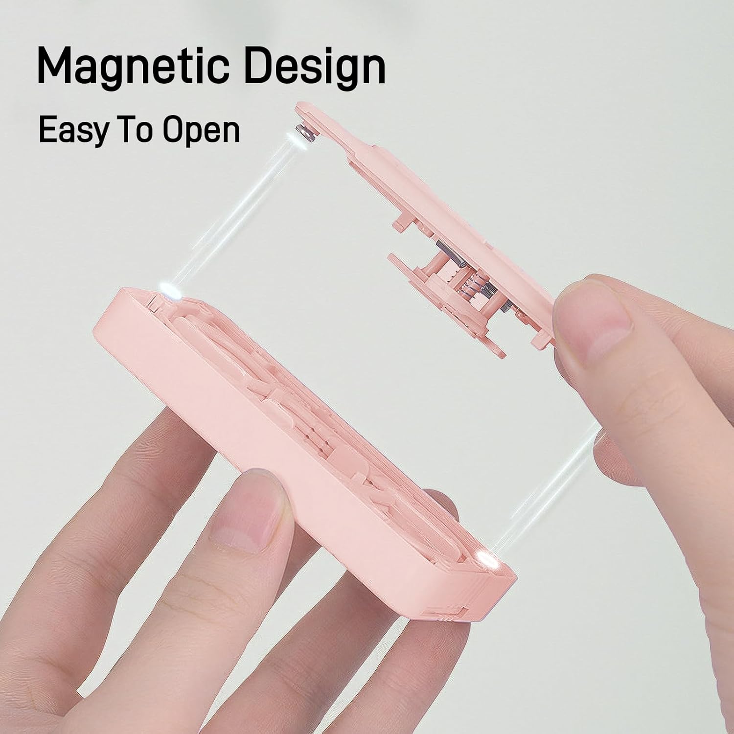 Portable Dental Floss Dispenser with Dual-Line Floss Picks – Travel-Friendly Tooth Cleaning Tool with Mint Flavor for Fresh Breath – Effective Oral Care Holder for Teeth, Flossers, and Toothpicks.