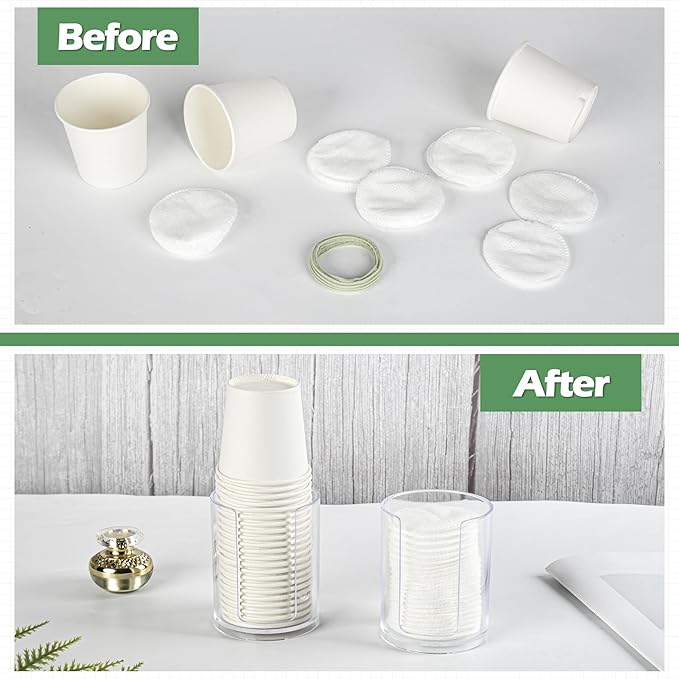 2 Pack Mouthwash Cups Holder,Bathroom Cup Dispenser,Small Disposable Paper Cup Tray for Bathroom Sink Counter