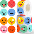 1500 Pcs Smiley Face Stickers Motivational Stickers for Teachers (Multicolor-3 Pack)