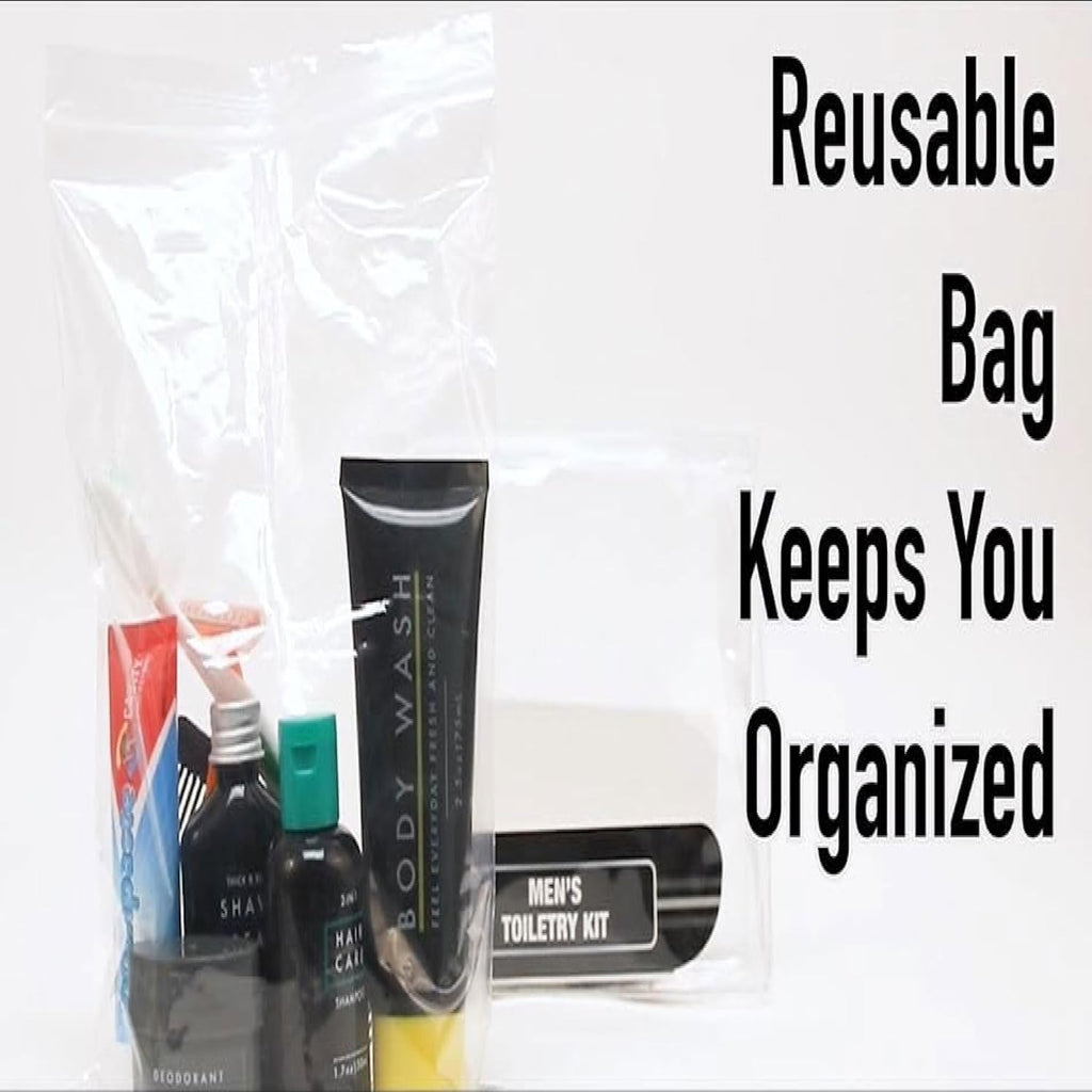 25 Pack of Homeless Care Package Supplies Bulk Summer Hygiene Travel Kits for Men, 13 Piece Travel Size Toiletries, Summer Homeless Essentials Supplies in Bulk