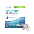 Oracoat XyliMelts for Dry Mouth Night Time or Day - Moisturizing Dry Mouth Adhering Discs, Sugar Free with Xylitol, 40 Count, Mild Mint Flavor, 8-Hour Relief