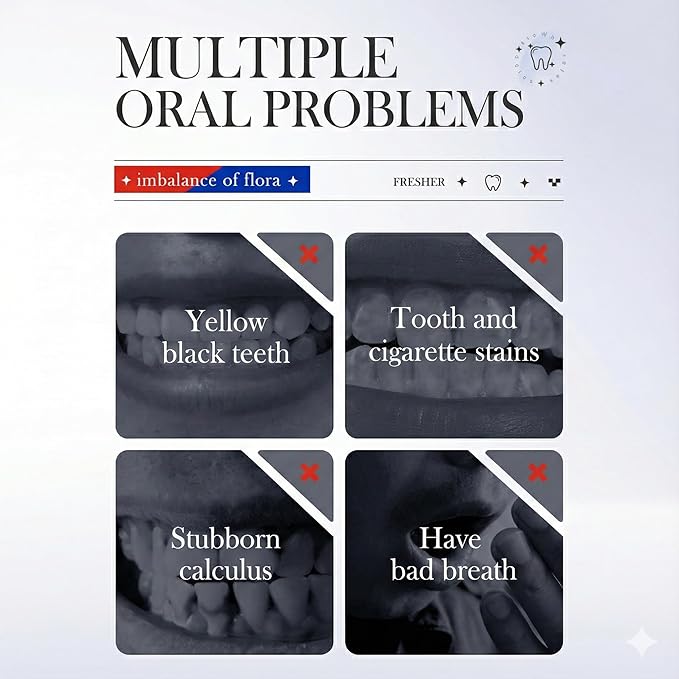 Baking Soda Toothpaste with Probiotics - Whitening Toothpaste Pump for Deep Stain Removal - Large 10.5oz (300g) Liquid Gel Toothpaste for Fresh Breath & Gum Care