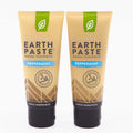 Redmond Earthpaste w/Silver – Natural Non-Fluoride Toothpaste, 2 Pack (Peppermint)