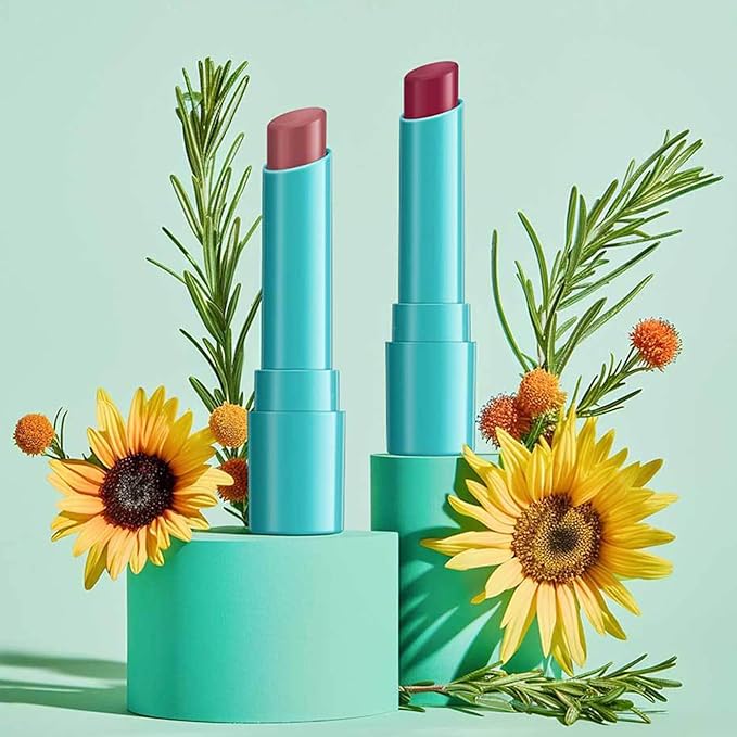 Charm Kiss Colored moisturizing lipstick,hydrates and hydrates the lips,Long-Lasting Waterproof Lip Gloss Lipstick,Natural Lip Moisturizer with Vitamin E,Non-Stick Cup Lip Tint Stain(6# Peach Taupe)