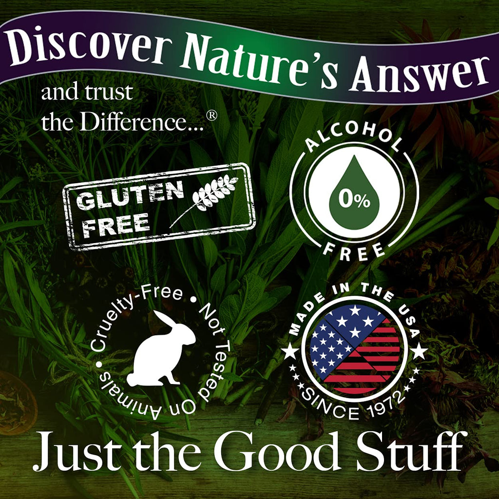 Nature's Answer PerioWash Mouthwash Alcohol-Free Cool Mint - 16 fl oz | Fluoride Free | Natural Breath Freshener | Stain Remover | Natural Teeth Whitener (Pack of 1)