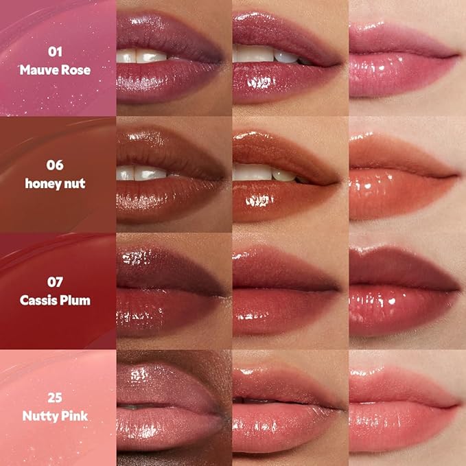 TIRTIR Holiday Lip Stain Gift Set | 12H Lasting Korean Lip Gloss Stocking Stuffers for Women, set of 5