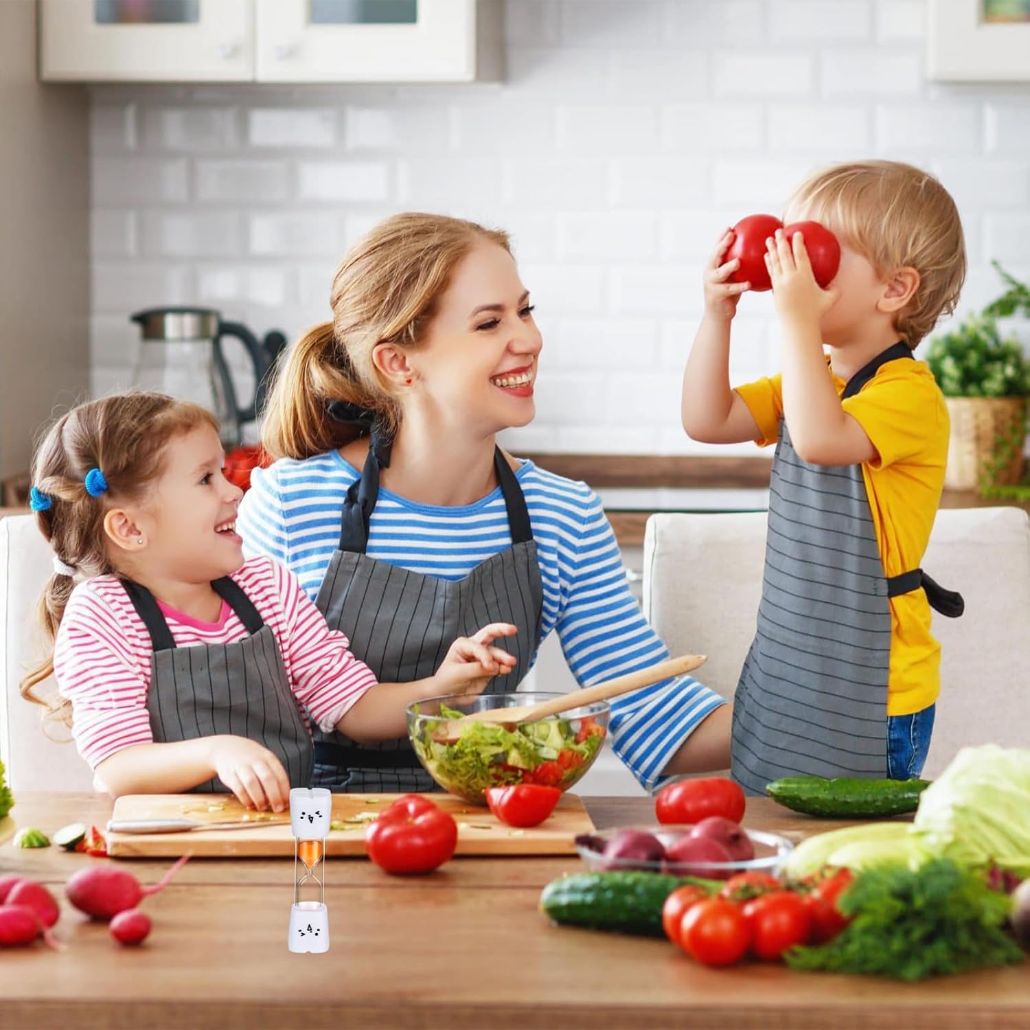 28PCS Brushing Teeth Timer Set, 7 Colors Colorful Hourglass Sand Clock,2mins Cute Smile Face Kids Sand Timer for Classroom Games Home Office,Smiling Toothbrush Timer for Kitchen Cooking, Decoration