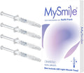 MySmile 4Pcs 35% Non-Sensitive Teeth Whitening Gel Refill Pack Kit for Whitening Teeth - Effective Painless Carbamide Peroxide Enamel Safety Mint Flavor Teeth Whitener(Not Include LED Mouth Tray)