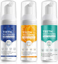 Teeth Whitening Toothpaste with Fluoride, Ultra-fine Mousse Foam for Deep Cleaning Gums, Stain Removal, 3 Fresh Flavors