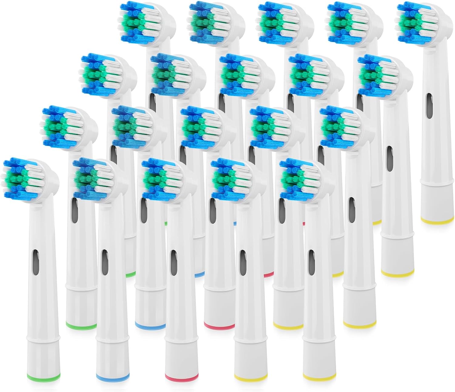 20 PCS Replacement Toothbrush Heads Compatible with Oral B Braun Electric Toothbrush Pro 1000/9000/ 5000/3000/8000