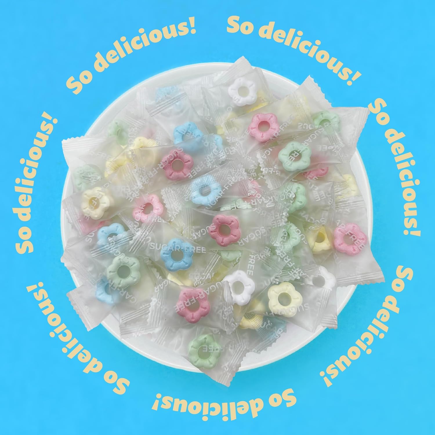 Sugar-Free Mints Hard Candy, Assorted Flavors - After Dinner Refreshing - 11-Ounce Pack (About 150 Pieces)