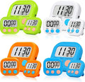 12 Pack Digital timers for Classroom, Magnetic Countdown Kitchen Timers for Cooking, Big Digits Loud Alarm Timer for Kids, Teachers, Sports, Study, Gym, Training, Baking