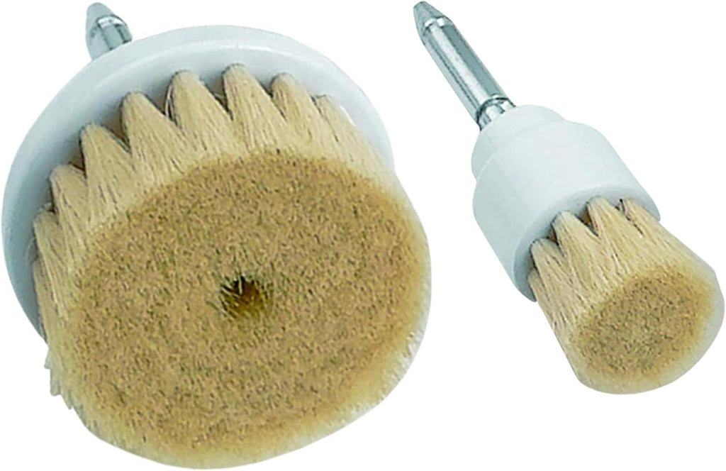 Facial Care Skin Cleansing Replacement Accessories for Electric Exfoliating Brush Heads Face Cleansing Elitzia ETFB80 (One Set for Large Small Wool Brush)